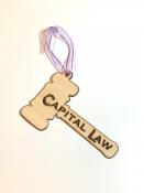 Gavel 2D Tree Ornament 
