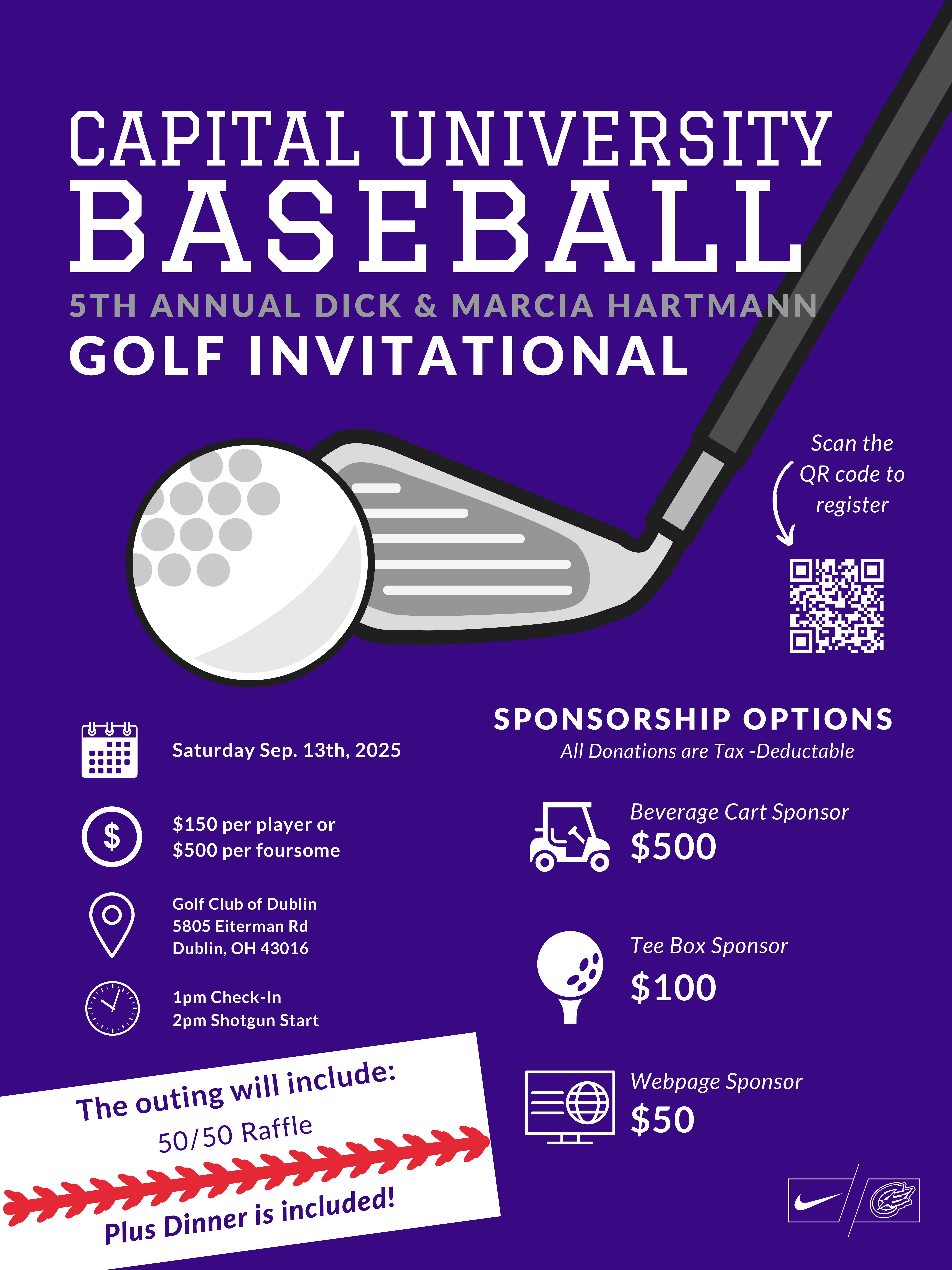 Capital Baseball Golf 2025